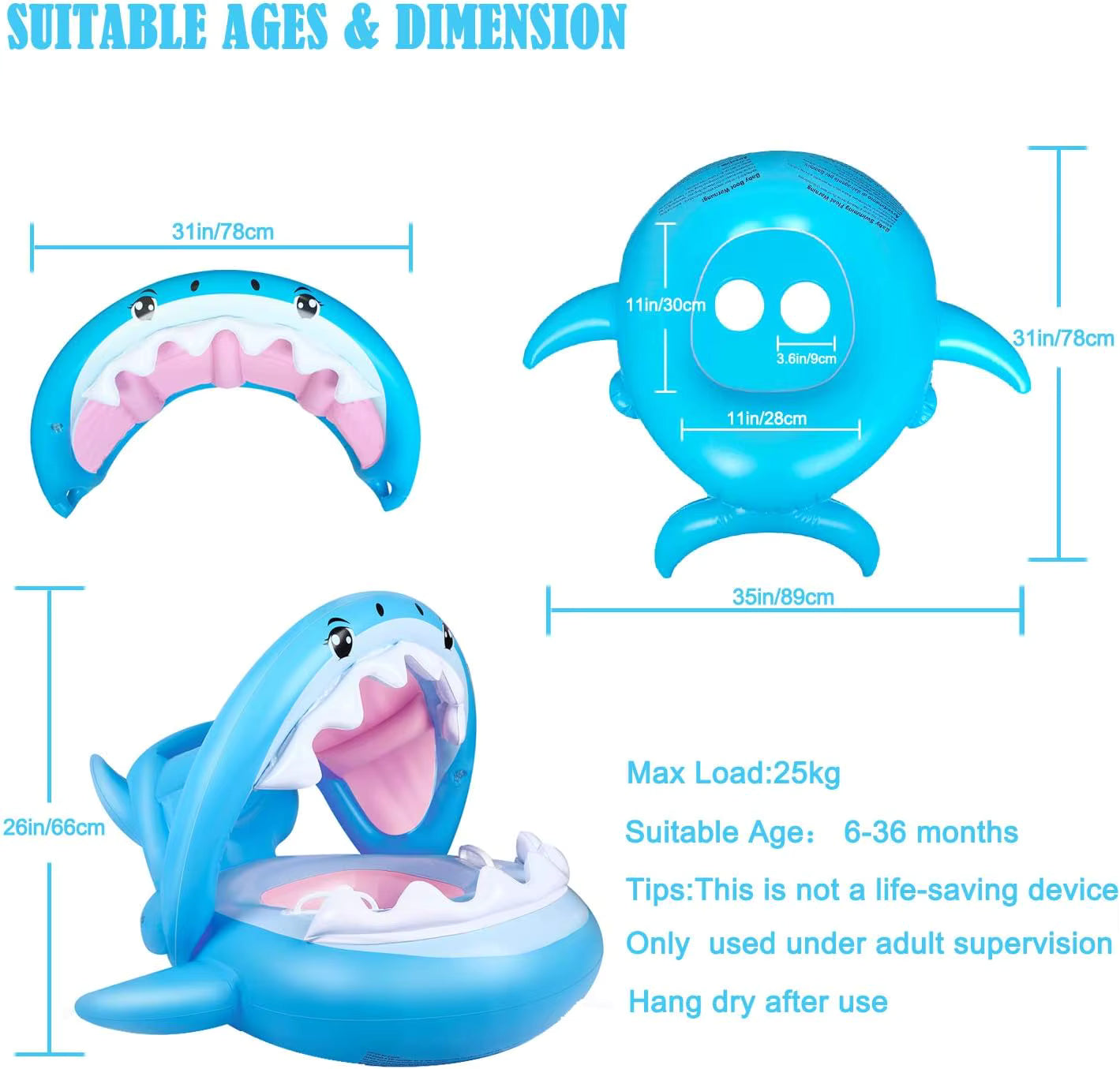 SHARK FLOAT ( 1-4YRS )